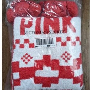 Vs pink blanket